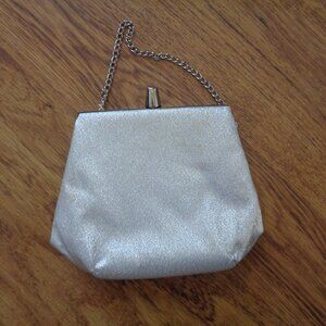 Sparkly Silver Evening Clutch Purse Bag Woman's